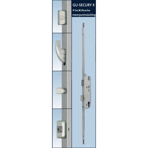 GU Secury X compleet 3-delig slot sleutelbediend geschikt voor voordeur en achterdeur